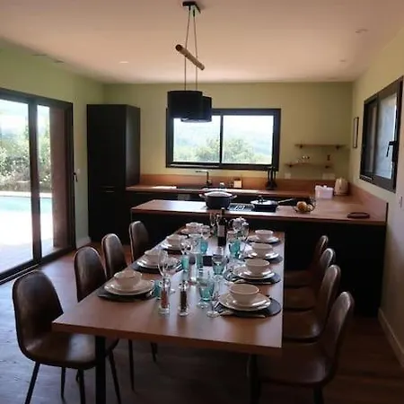 Accords Pyrenees - Vue Pyrenees - Piscine Et - Classe 4 Etoiles בית נופש Estadens