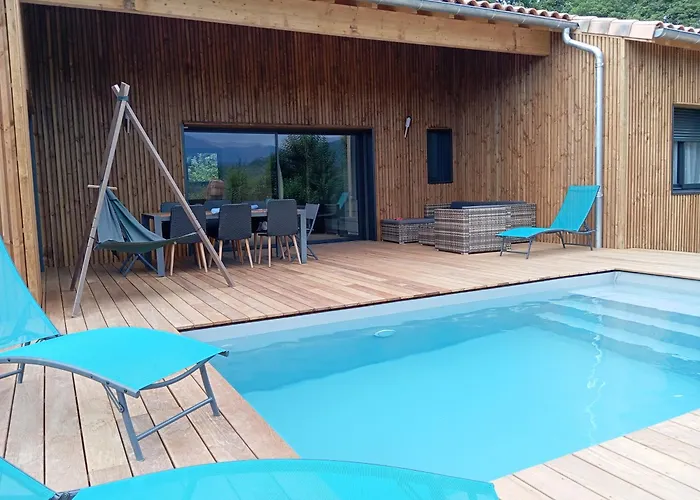 Accords Pyrenees - Vue Pyrenees - Piscine Et - Classe 4 Etoiles Casa de Férias