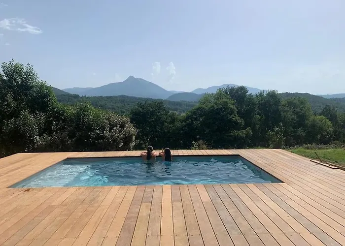 Accords Pyrenees - Vue Pyrenees - Piscine Et - Classe 4 Etoiles Casa de Férias
